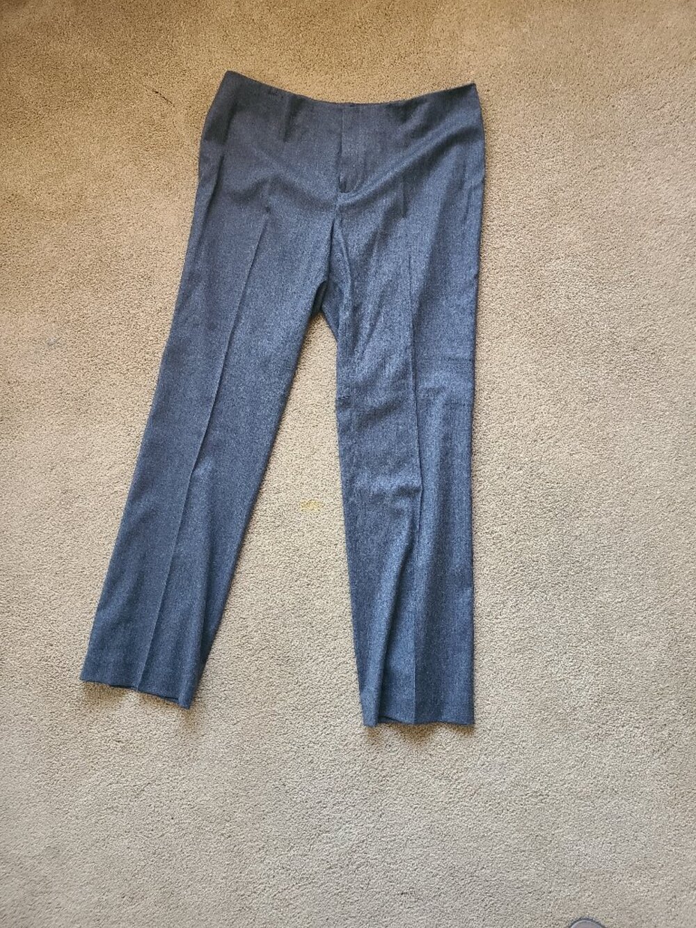 Dana Buchman Charcoal Wool Blend Trousers Pants NWT